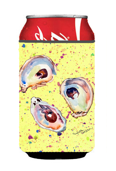 Picture of Carolines Treasures 8453CC Oyster On Yellow Can Or Bottle  Hugger