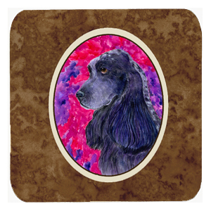 Cocker Spaniel Foam Coasters, Set Of 4