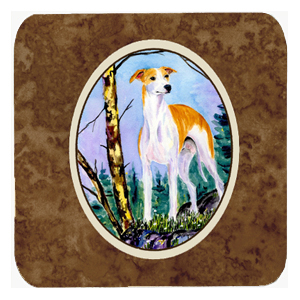Whippet Foam Coasters, Set Of 4
