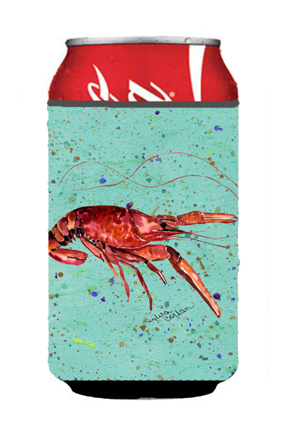 Picture of Carolines Treasures 8461CC Crawfish On Teal Can Or Bottle  Hugger