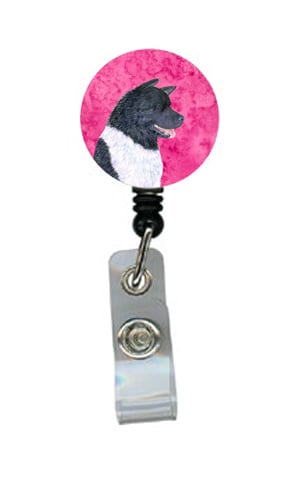 Akita Retractable Badge Reel Or Id Holder With Clip