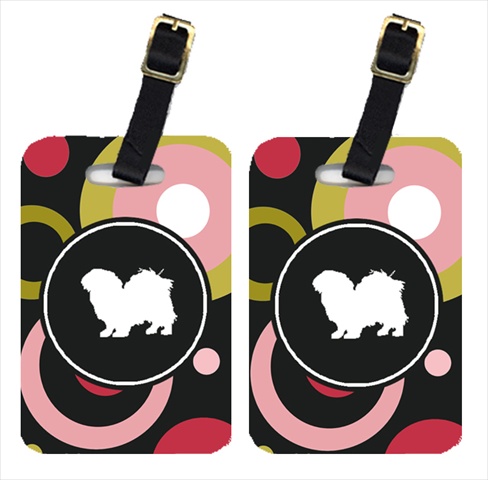 Tibetan Spaniel Luggage Tags - Pair Of 2