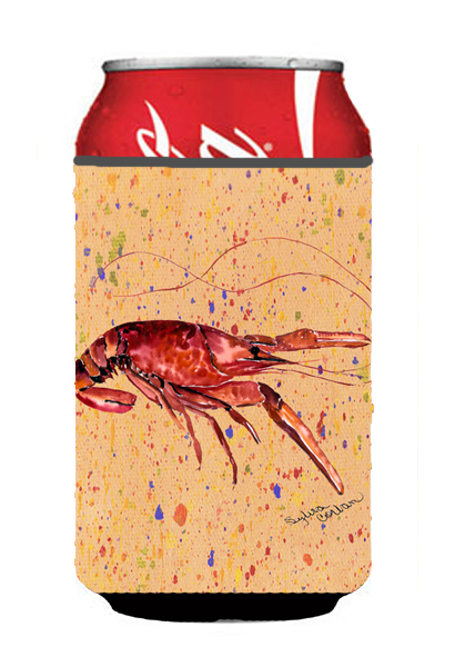 Picture of Carolines Treasures 8468CC Crawfish On Coral Can Or Bottle  Hugger