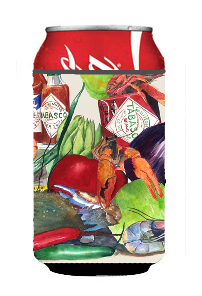 Picture of Carolines Treasures 8540-1CC Louisiana Spices Can Or Bottle  Hugger
