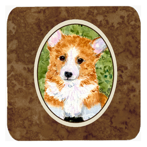 Corgi Foam Coasters, Set - 4