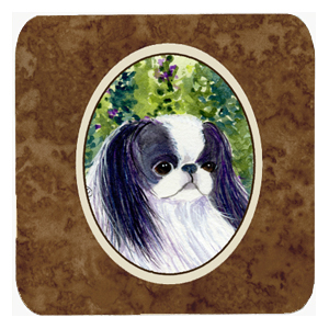 Japanese Chin Foam Coasters, Set - 4