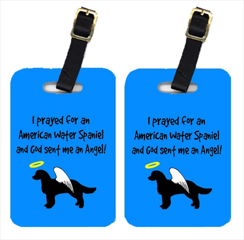 American Water Spaniel Luggage Tags- Pair - 2