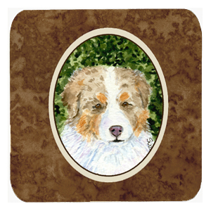 Australian Shepherd Foam Coasters- Set - 4