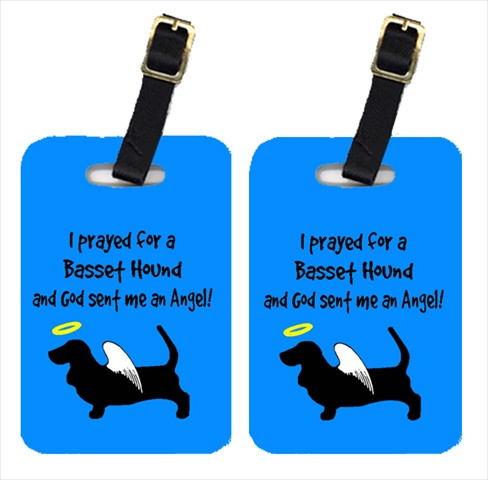 Basset Hound Luggage Tags- Pair - 2