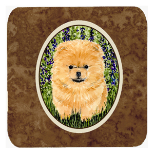 Pomeranian Foam Coasters, Set - 4