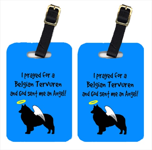 Belgian Tervuren Luggage Tags- Pair - 2