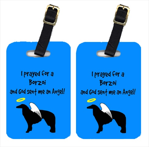 Borzoi Luggage Tags- Pair - 2