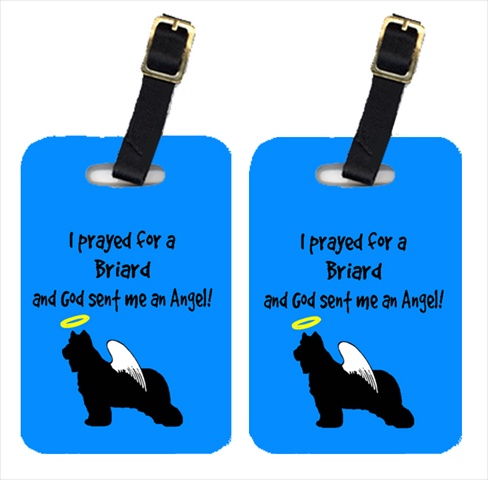 Briard Luggage Tags- Pair - 2