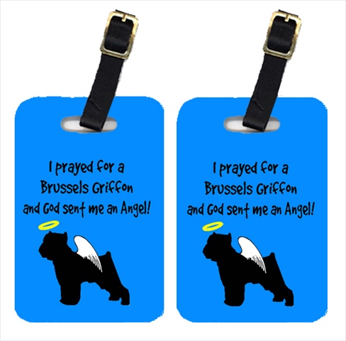 Carolines Treasures AN1096BT Brussels Griffon Luggage Tags; Pair - 2
