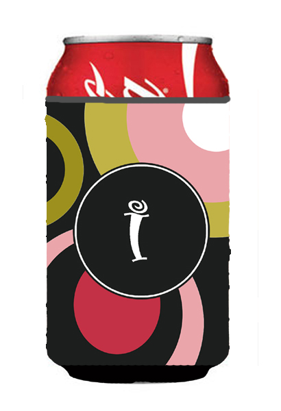 Picture of Carolines Treasures AM1001-ICC Monogram - Retro in Black Can or Bottle  Hugger
