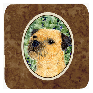 Border Terrier Foam Coasters, Set - 4