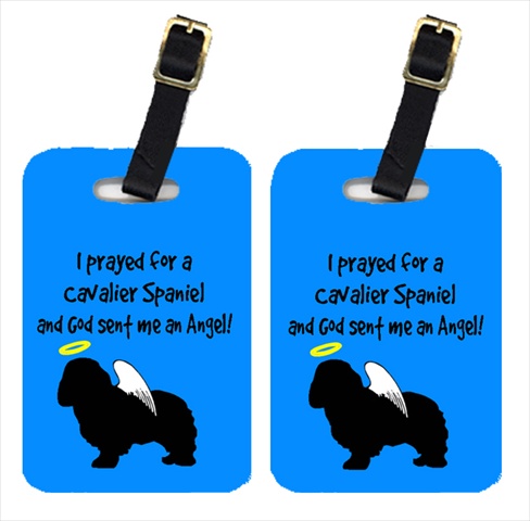 Cavalier Spaniel Luggage Tags- Pair - 2