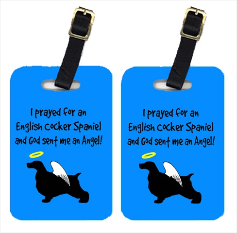 Cocker Spaniel Luggage Tags- Pair - 2