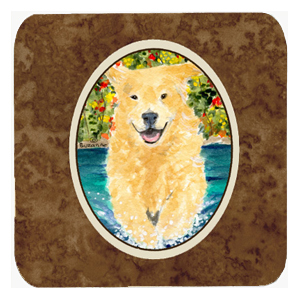 Golden Retriever Foam Coasters- Set - 4