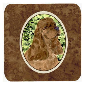 Cocker Spaniel Foam Coasters, Set - 4
