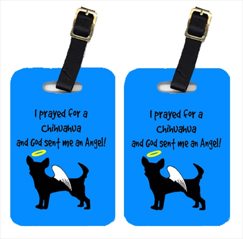 AN1086BT Chihuahua Luggage Tags- Pair - 2