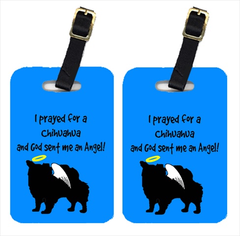 AN1098BT Chihuahua Luggage Tags- Pair - 2