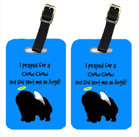 AN1125BT Chow Chow Luggage Tags- Pair - 2