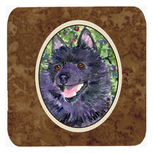 Schipperke Foam Coasters, Set - 4