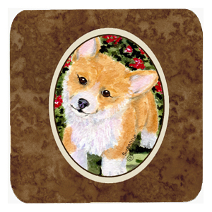 Corgi Foam Coasters, Set - 4