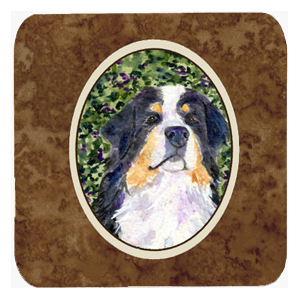 Bernese Mountain Dog Foam Coasters, Set - 4