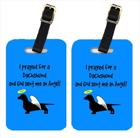 AN1024BT Dachshund Luggage Tags- Pair - 2
