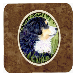 Bernese Mountain Dog Foam Coasters, Set - 4