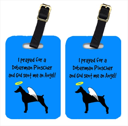 Doberman Luggage Tags- Pair - 2
