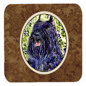 Bouvier des Flandres Foam Coasters, Set - 4