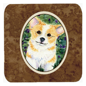 Corgi Foam Coasters, Set - 4