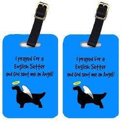 English Setter Luggage Tags- Pair - 2