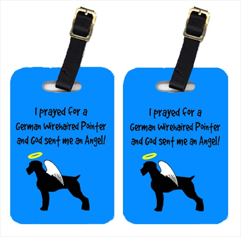 German Wirehaired Pointer Luggage Tags- Pair - 2