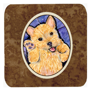 Norwich Terrier Foam Coasters, Set - 4