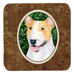 SS8873FC Bull Terrier Foam Coasters- Set - 4