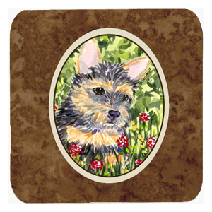 SS8893FC Norwich Terrier Foam Coasters- Set - 4