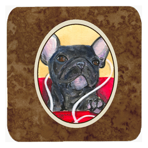 French Bulldog Foam Coasters, Set - 4
