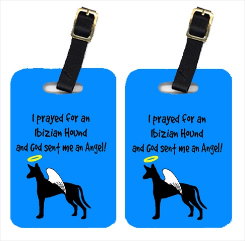 Ibizan Hound Luggage Tags- Pair - 2