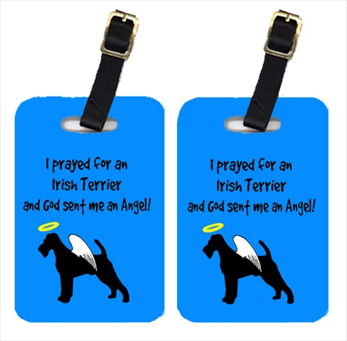 Irish Terrier Luggage Tags- Pair - 2