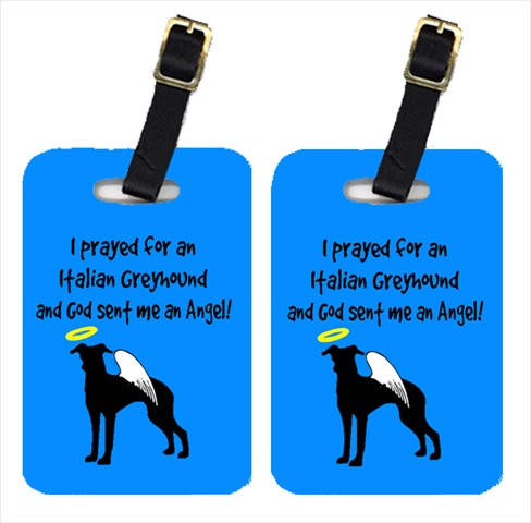 Italian Greyhound Luggage Tags- Pair - 2