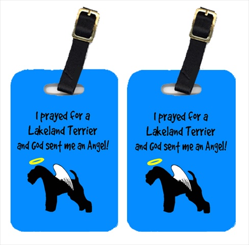 AN1044BT Lakeland Terrier Luggage Tags- Pair - 2