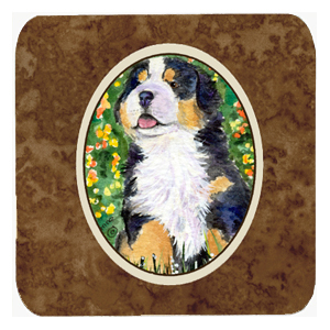 Bernese Mountain Dog Foam Coasters, Set - 4
