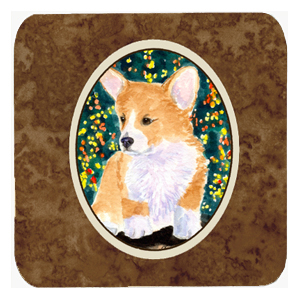 Corgi Foam Coasters, Set - 4
