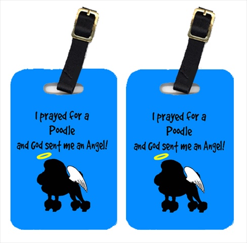 Poodle Luggage Tags- Pair - 2