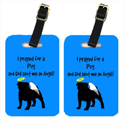 Pug Luggage Tags- Pair - 2