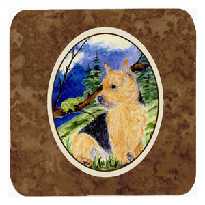 Norwich Terrier Foam Coasters, Set - 4